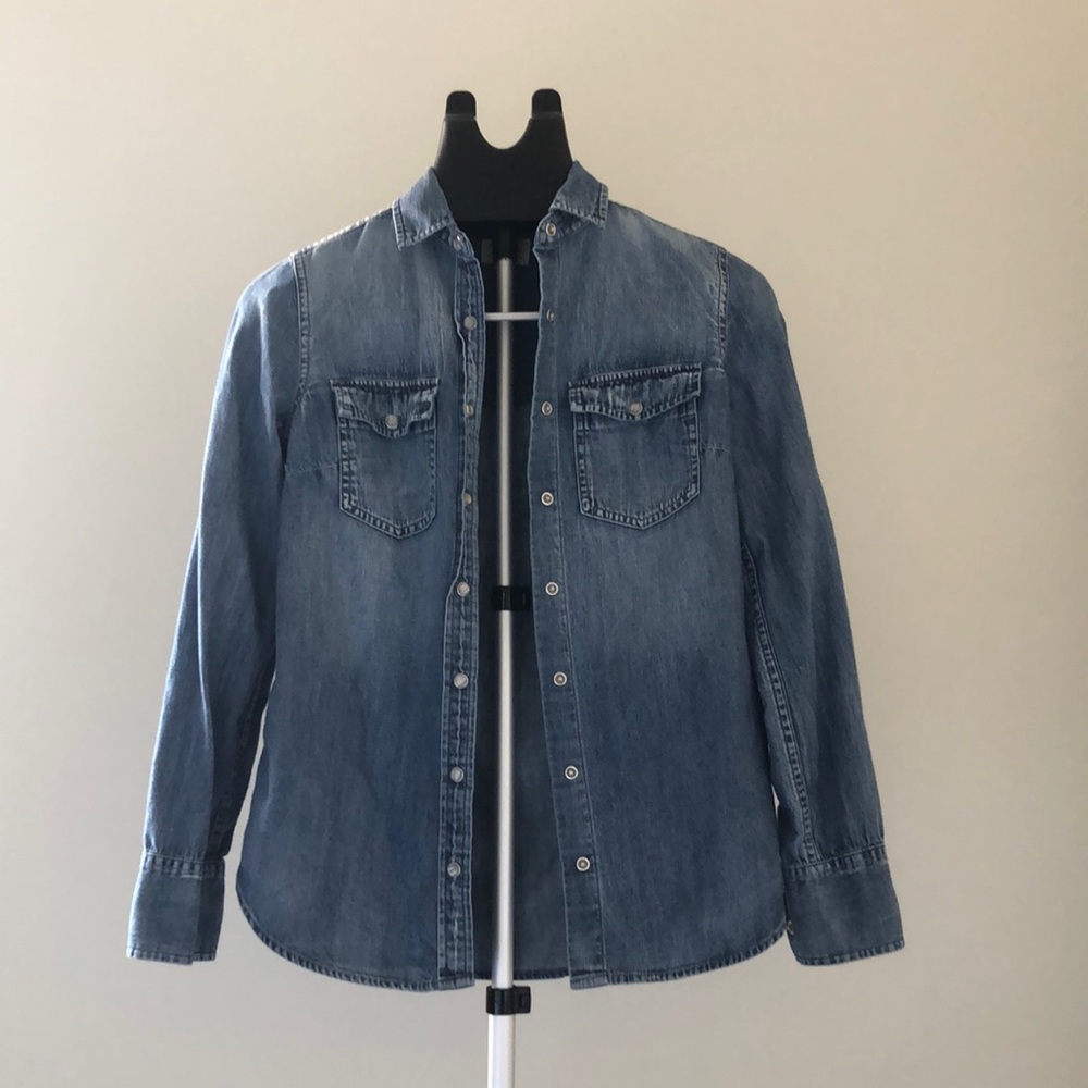 Jcrew slim-fit chambray shirt